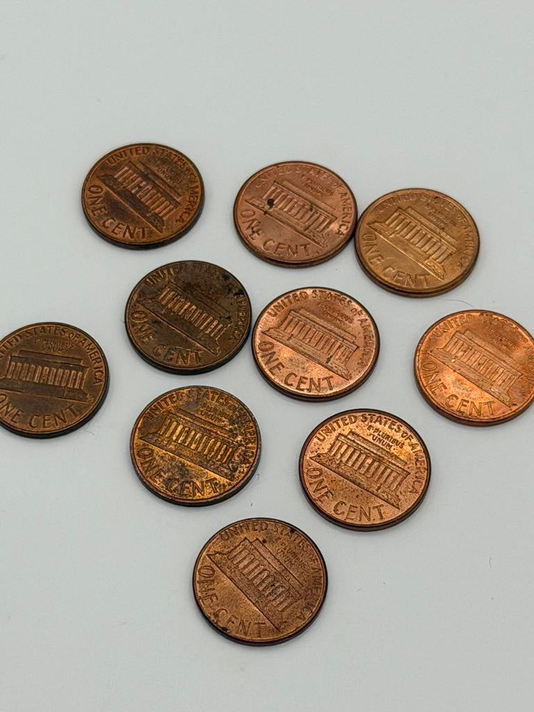 Set Amerikaanse 1 cent munten (Lincoln pennies), Postzegels en Munten, Munten | Amerika, Ophalen of Verzenden, Noord-Amerika