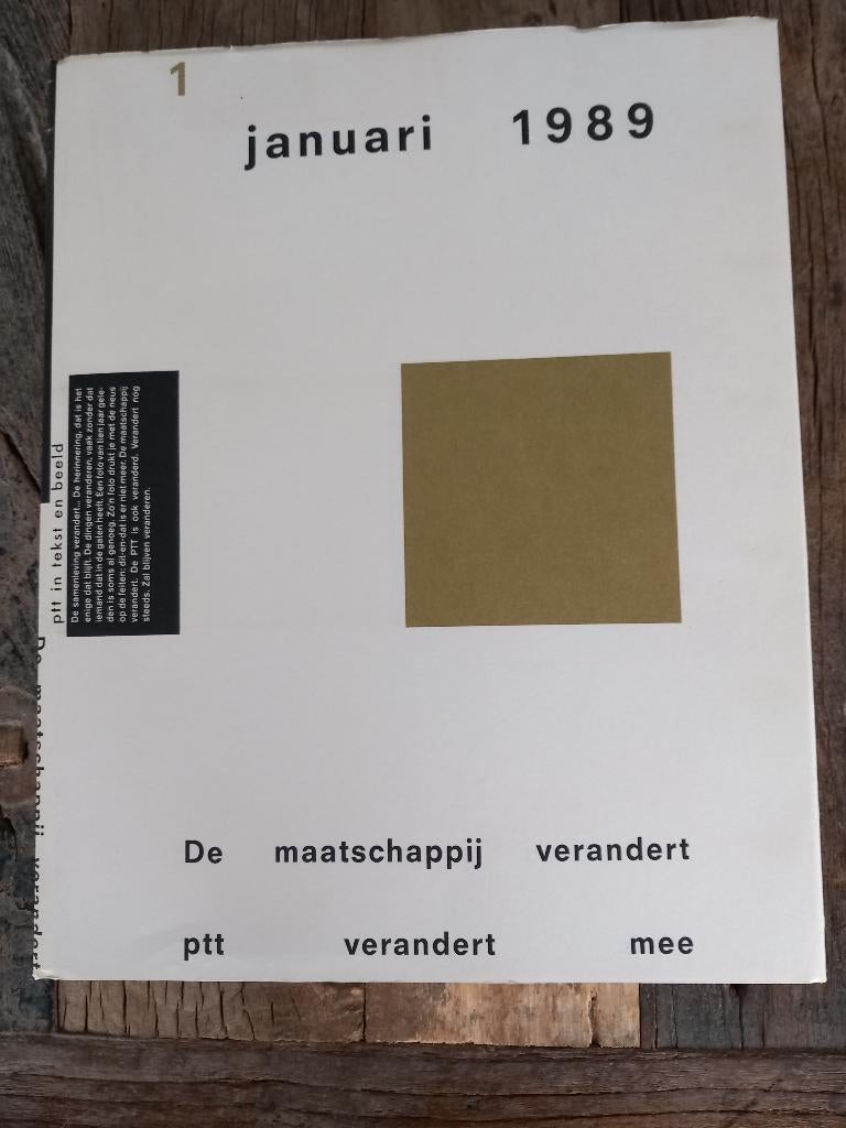 De maatschappij verandert PTT verandert mee, Verzenden, Zo goed als nieuw, Nederland