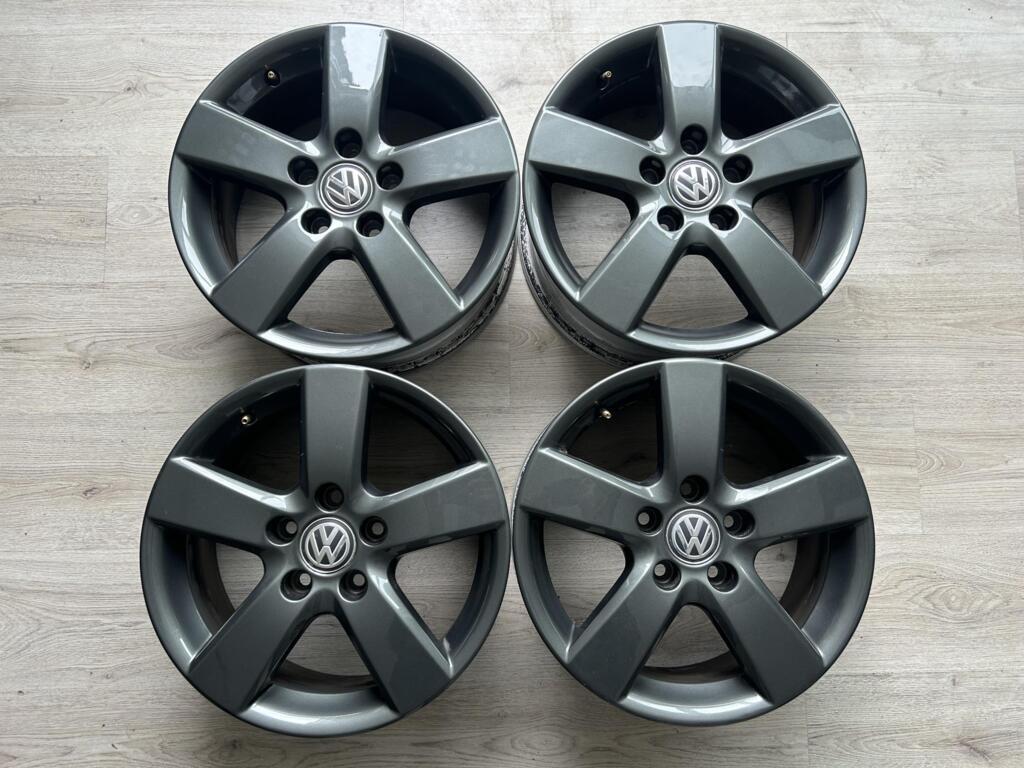 Originele Volkswagen Audi Seat Skoda 5x112 16inch velgen, Ophalen, Gebruikt, Velg(en), 16 inch