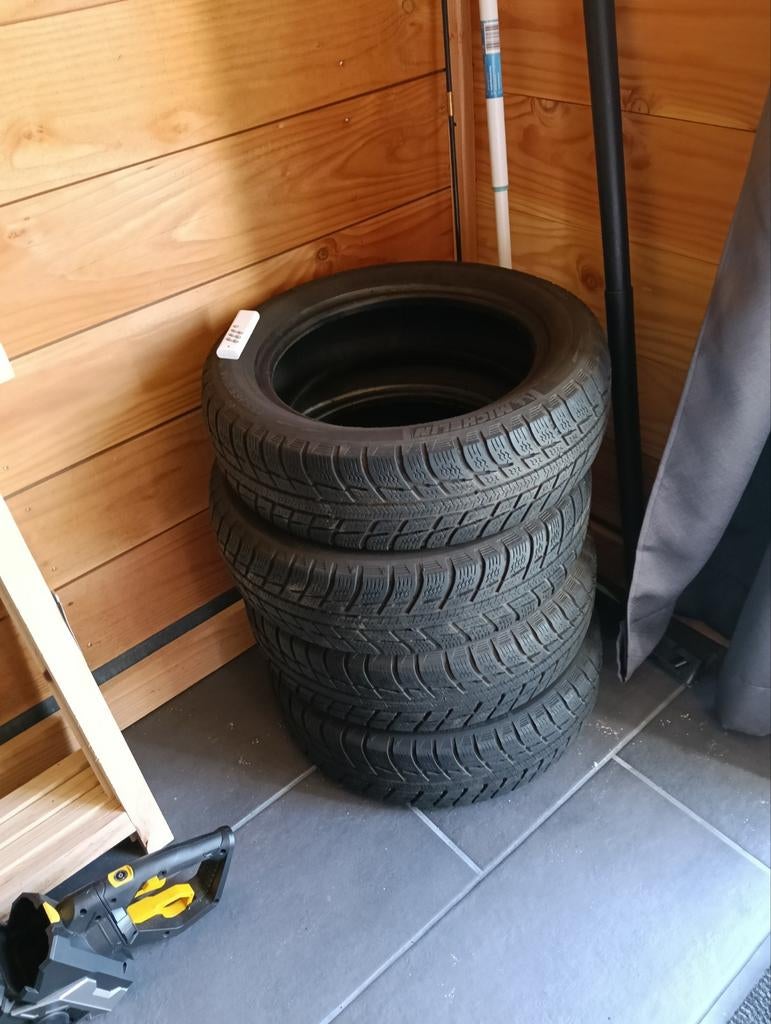 Set van 4 all season banden Michelin Alpin 155/65 R14, Ophalen, 14 inch, Gebruikt, 155 mm
