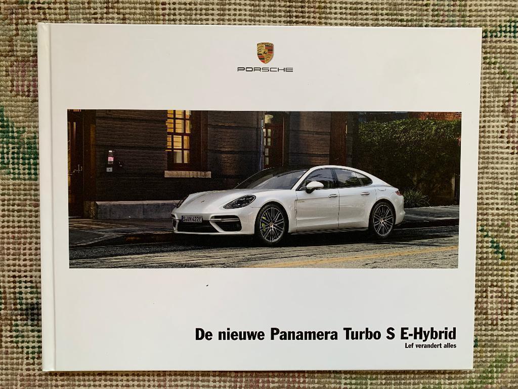 Brochure Porsche Panamera Turbo S-Hybrid Nederlands 2017 nie, Boeken, Porsche, Nieuw, Ophalen of Verzenden, Porsche