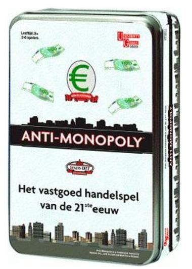 Anti Monopoly - Reisversie bordspel in blik - Nieuw -, Hobby en Vrije tijd, Gezelschapsspellen | Bordspellen, Ophalen of Verzenden