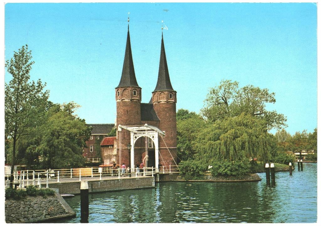 991432 Delft _Gelopen met mooie zegel Vrije Universiteit 100, Ophalen of Verzenden, 1980 tot heden, Gelopen, Zuid-Holland