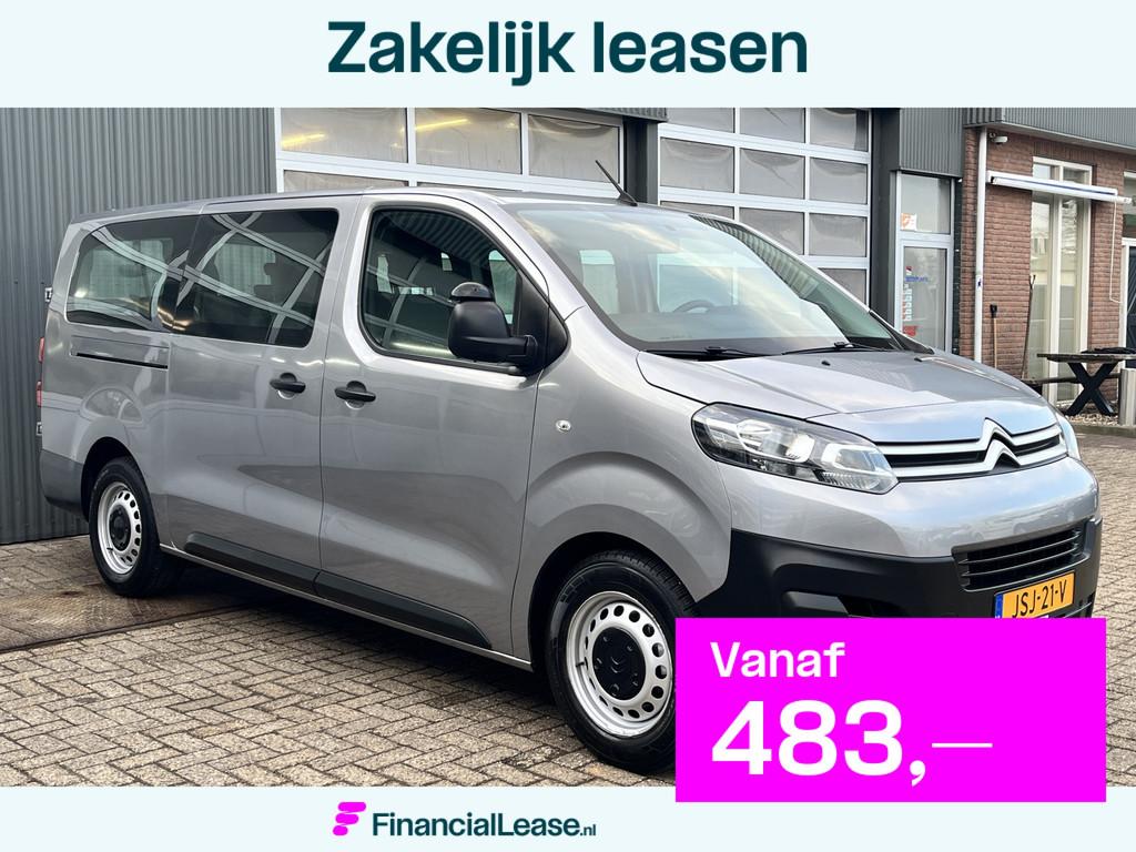 Citroën Jumpy 1.5 BlueHDi XL Marge BTW en BPM vrij! Airco C, Voorwielaandrijving, Stof, Origineel Nederlands, Bedrijf