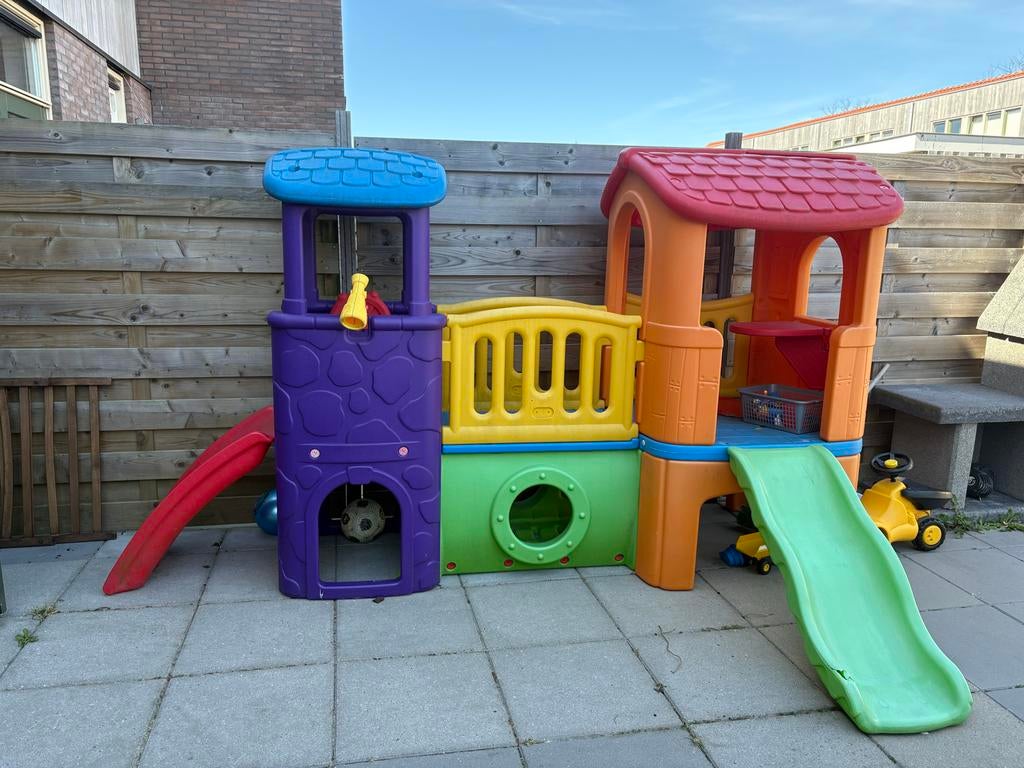 Step2 Speelhuis met glijbaan en klimrek, Ophalen of Verzenden, Gebruikt, Kunststof