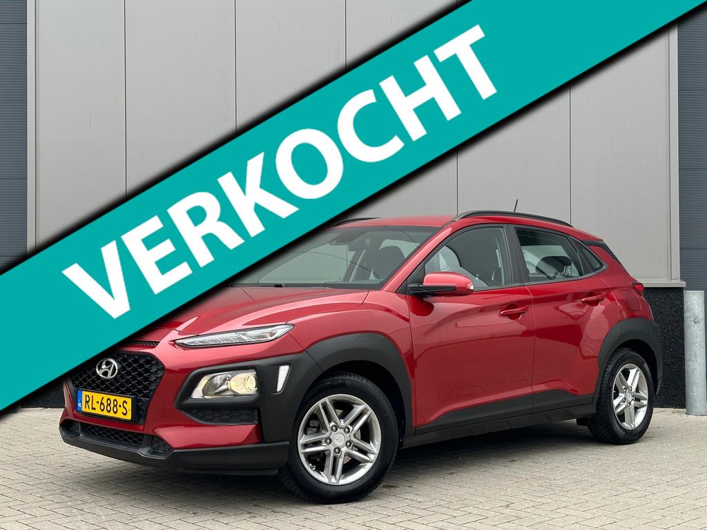 Hyundai Kona 1.0T Comfort Trekhaak Camera Carplay Cruise, Voorwielaandrijving, Stof, Gebruikt, Origineel Nederlands
