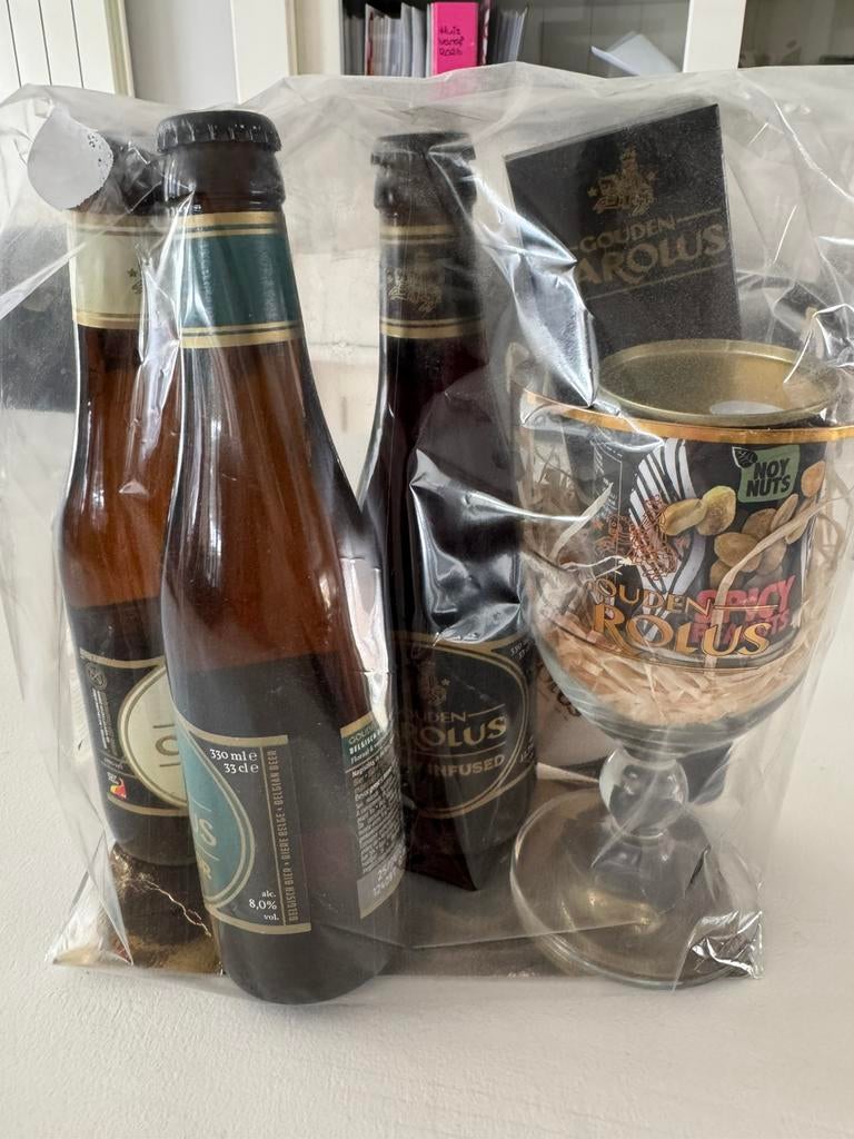 Gouden Carolus bierpakket, Verzamelen, Biermerken, Ophalen of Verzenden, Nieuw, Flesje(s), Overige merken
