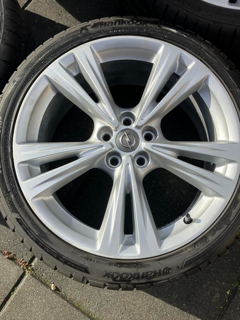 18 19 inch Opel Astra J K Ampera e velgen banden 5x105, Auto-onderdelen, Banden en Velgen, Ophalen, 18 inch, Banden en Velgen