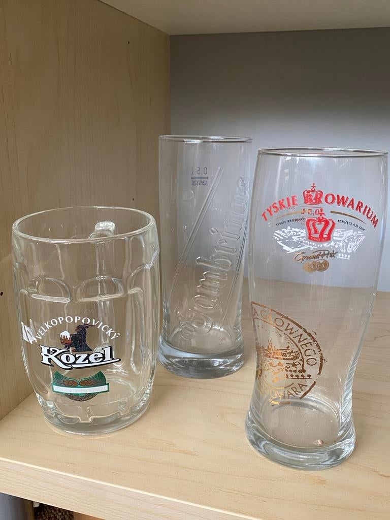 Bierglazen collectie uit diverse landen, Verzamelen, Ophalen of Verzenden, Glas of Glazen, Overige merken