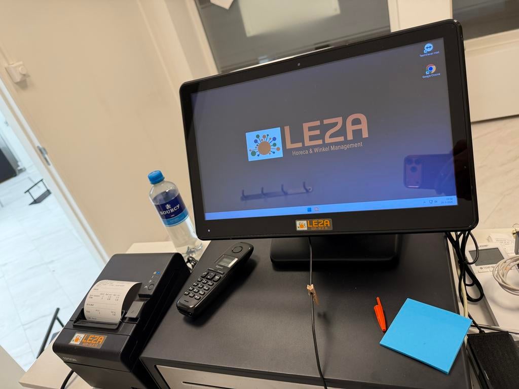 Leza Kassasysteem voor Kapper, Supermarkt of Horeca, Ophalen