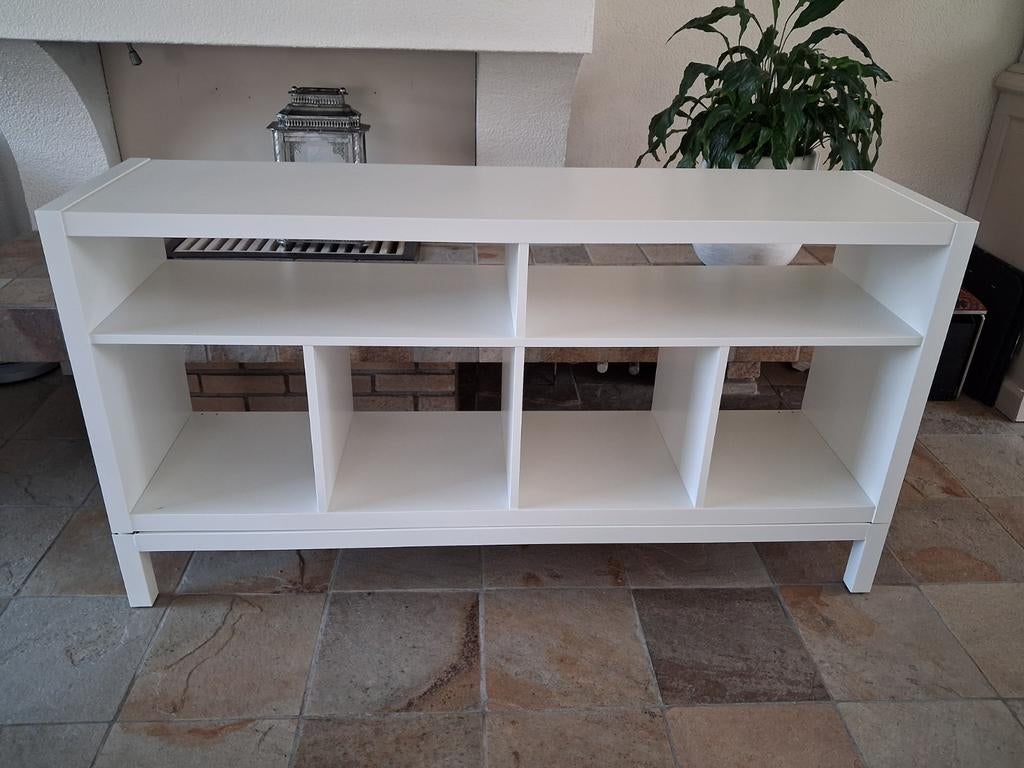 IKEA KALLAX tv meubel met onderstel - nieuwstaat!, Ophalen, 100 tot 150 cm, Zo goed als nieuw, Minder dan 100 cm