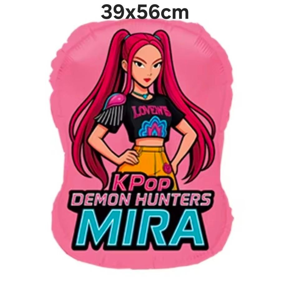 K-pop demon hunters *folie ballonnen, Hobby en Vrije tijd, Feestartikelen, Nieuw, Versiering, Verjaardag, Ophalen of Verzenden