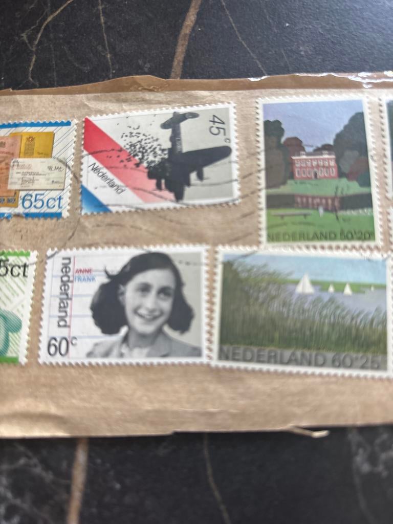 Nederlandse postzegels, waaronder Anne Frank, Ophalen of Verzenden, Na 1940, Gestempeld