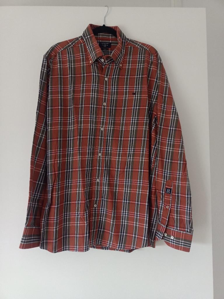 State of Art overhemd maat XL ZGAN bruin 100% katoen, State of Art, Bruin, Ophalen of Verzenden, Zo goed als nieuw