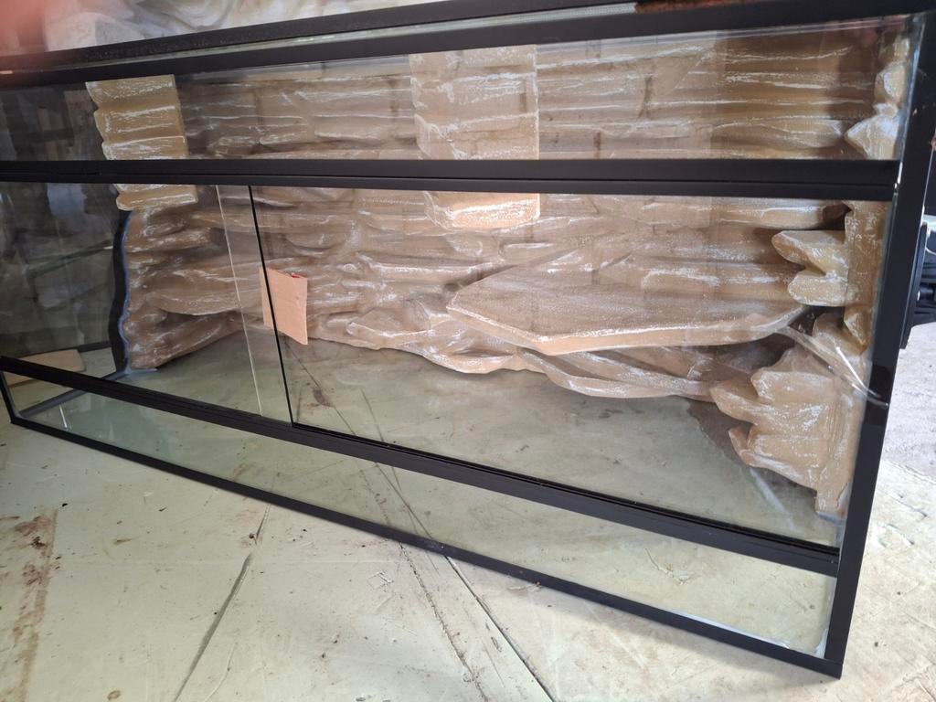 Nieuw terrarium met 3d achterwand, Ophalen of Verzenden, Nieuw