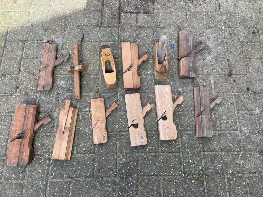 Verzameling oude schaven van Jack en Nooitgedagt, Ophalen of Verzenden