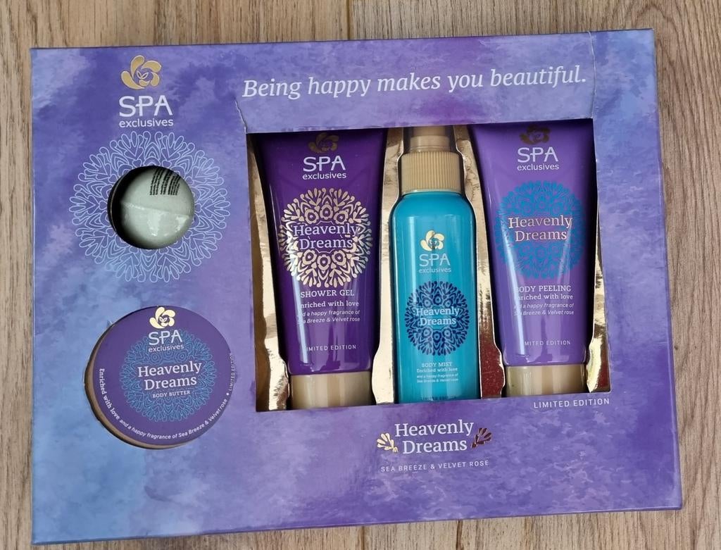 Spa geschenkendoos heavenly dreams.
NIEUW!, Ophalen of Verzenden, Nieuw, Bad & Douche