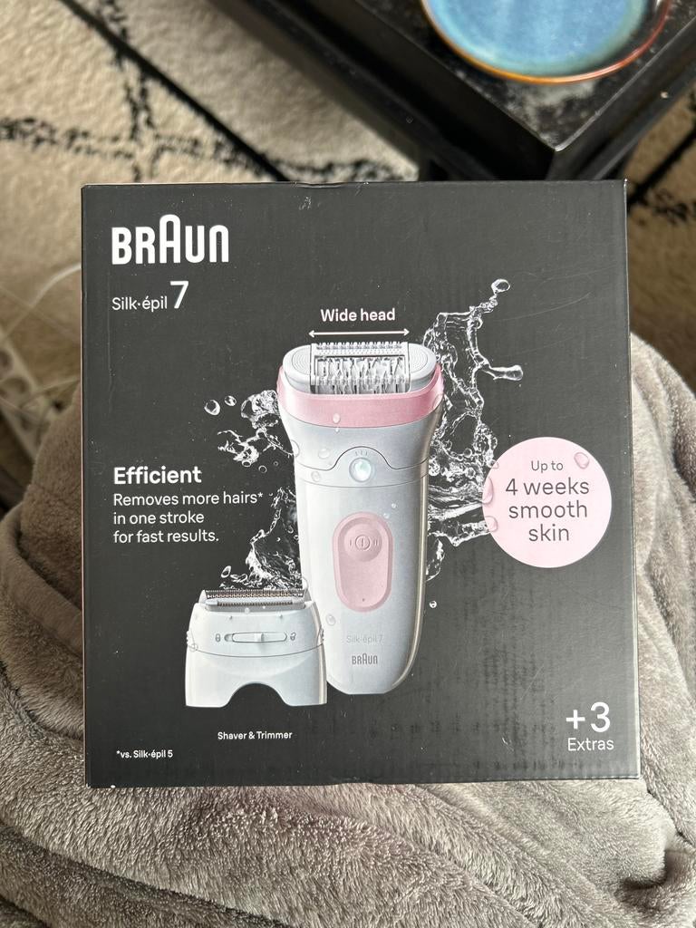 Braun Silk-épil 7 Epilator - Zo goed als nieuw, Ophalen of Verzenden, Zo goed als nieuw, Scheren en Epileren