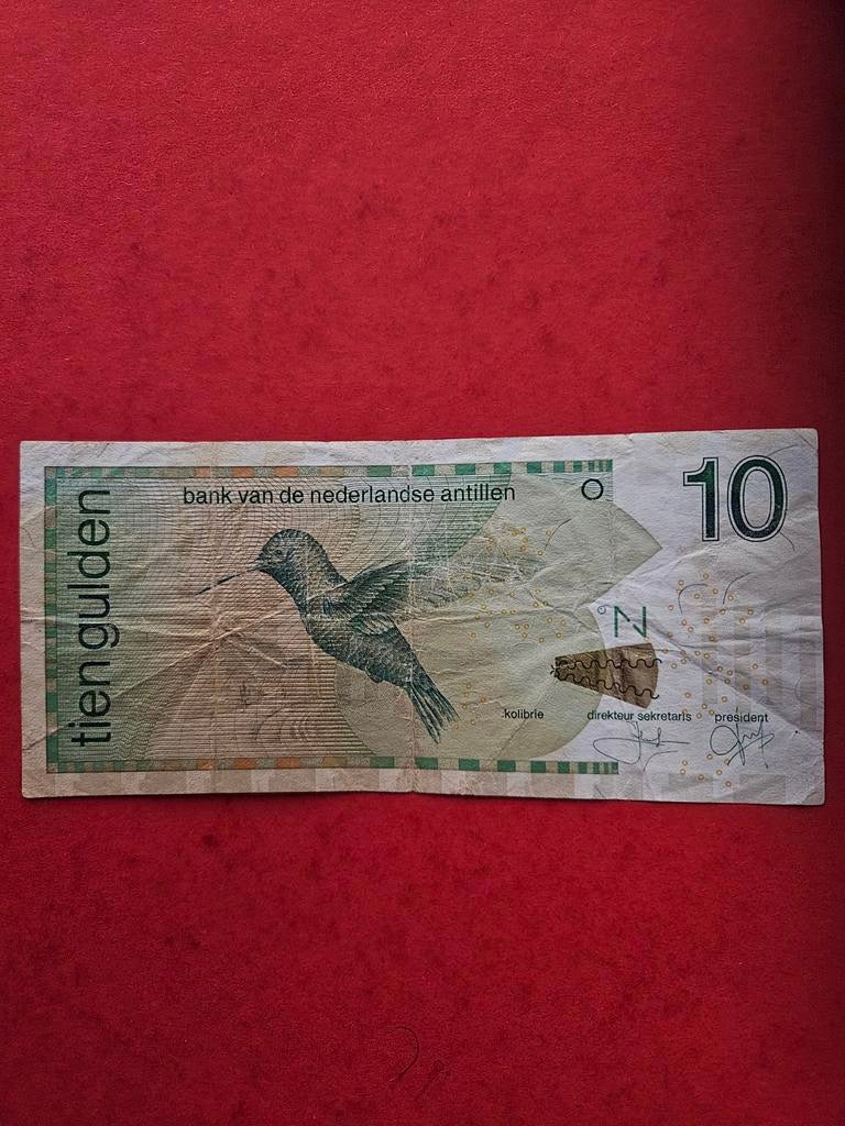 10 gulden Nederlandse Antillen 2003 jaar, Ophalen of Verzenden, Midden-Amerika, Los biljet