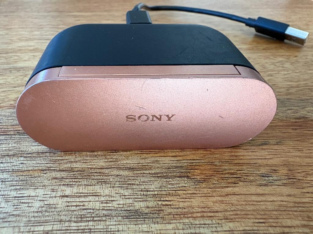 Sony WF‑1000XM3 oordopjes met actieve noise cancelling, Zo goed als nieuw, Draadloos, Sony, Op oor (supra aural)