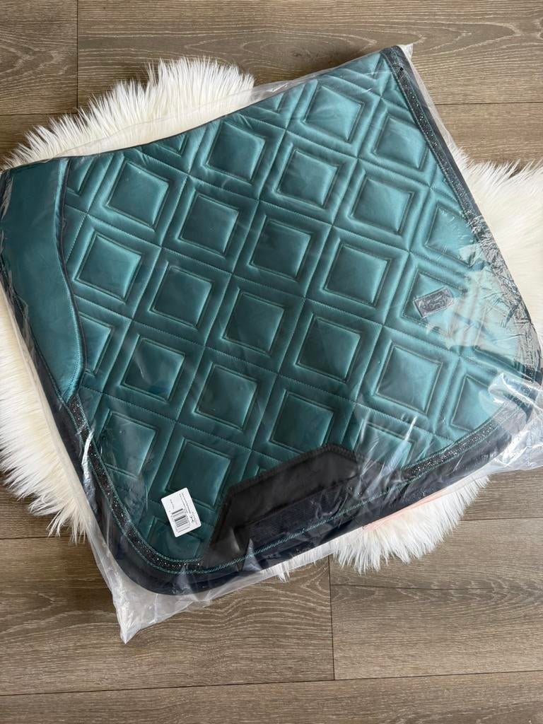 HorseGloss la lune zadeldek donkergroen (ps of sweden, anky, Ophalen of Verzenden, Zo goed als nieuw