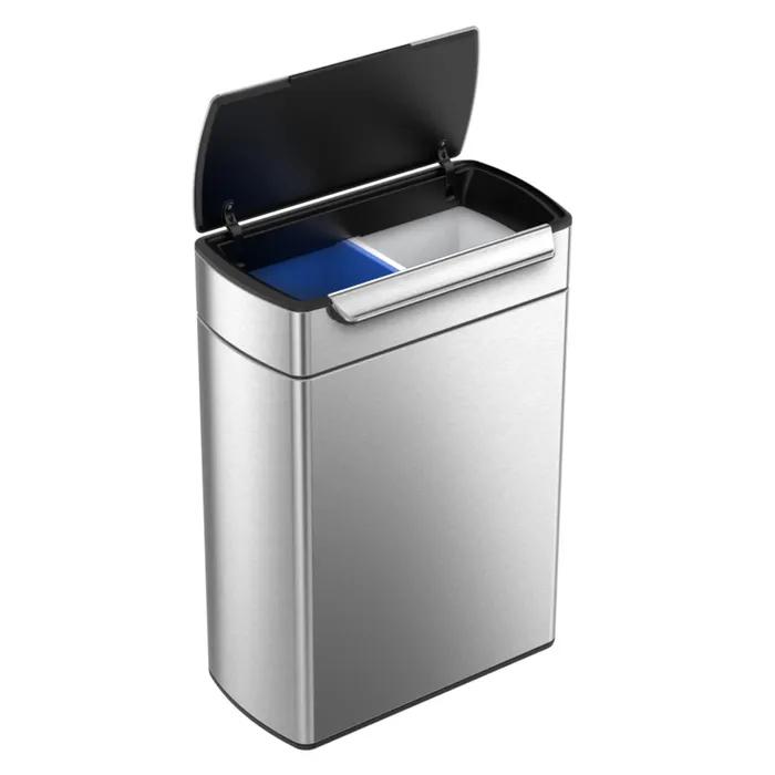 Simplehuman prullenbak, Huis en Inrichting, Woonaccessoires | Prullenbakken, 50 tot 75 cm, Nieuw, 40 liter of meer, Ophalen of Verzenden