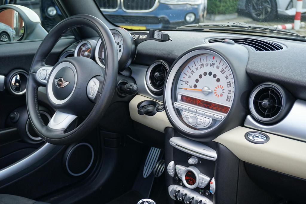 Mini Mini Cabrio 1.6 Cooper S Chili Cabrio + BI-XENON / CLIM, Auto's, Mini, Euro 5, Gebruikt, Zwart, 4 cilinders