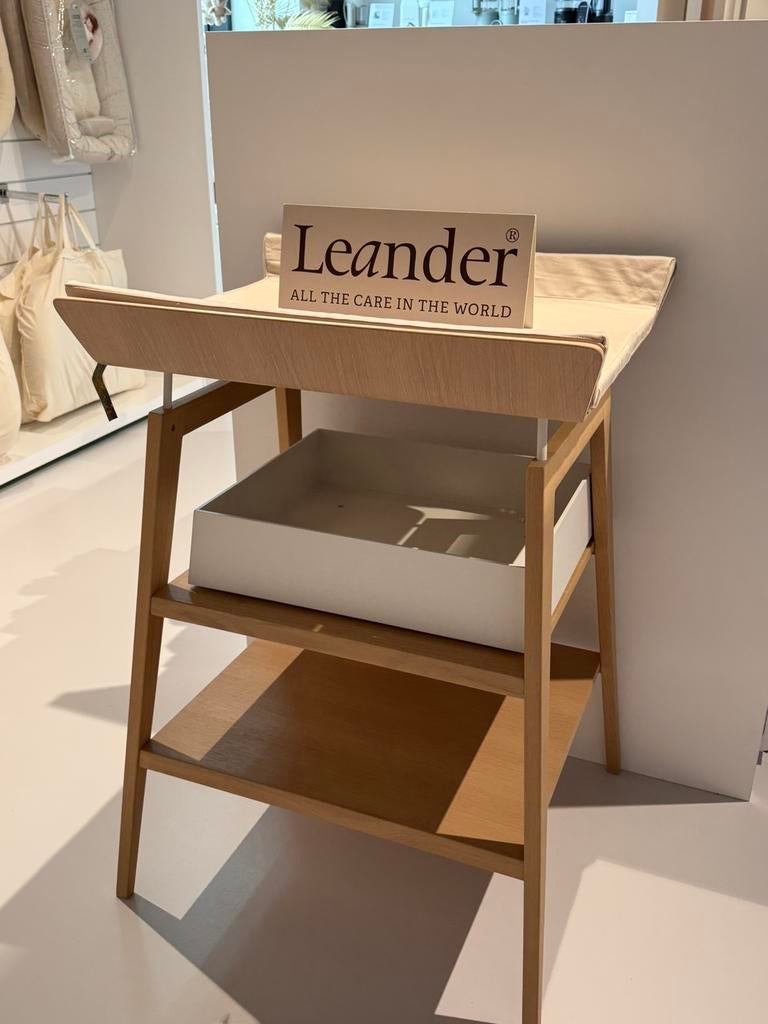 Leander Linea Commode - Oak (incl. waskussen), Minder dan 90 cm, Minder dan 75 cm, 50 tot 70 cm, Ophalen of Verzenden