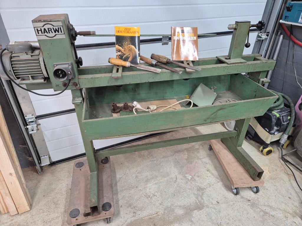 Hout draaibank Harwi, Ophalen, Houtdraaibank, 500 tot 1000 mm