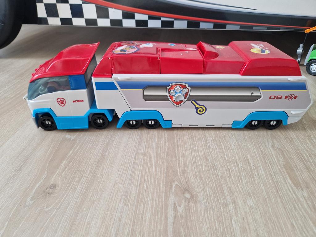 Paw Patrol Vrachtwagen - Uitklapbaar Speelset, Ophalen of Verzenden, Gebruikt