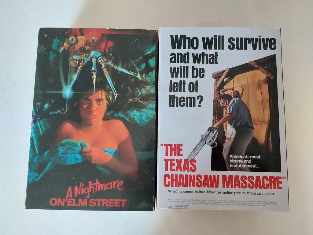 Neca Freddy Krueger Part 1 Leatherface Texas Chainsaw Massac, Verzamelen, Ophalen of Verzenden, Gebruikt, Film, Actiefiguur of Pop