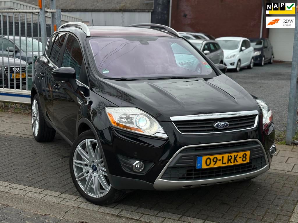 Ford Kuga 2.5 20V Titanium | Panoramadak | 20” LMV | Leder, Automaat, Gebruikt, Zwart, 1553 kg