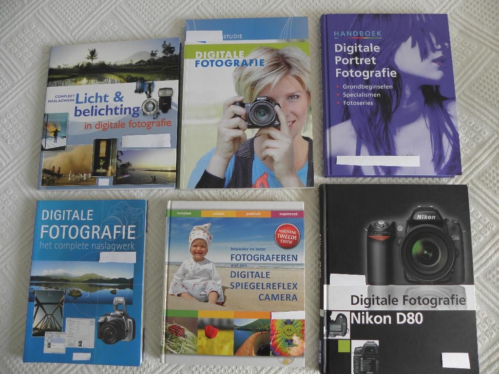 6 x Fotografie boeken Afzonderlijk totaal € 65 In 1 koop €35, Boeken, Ophalen of Verzenden, Zo goed als nieuw, Fotograferen en Filmen