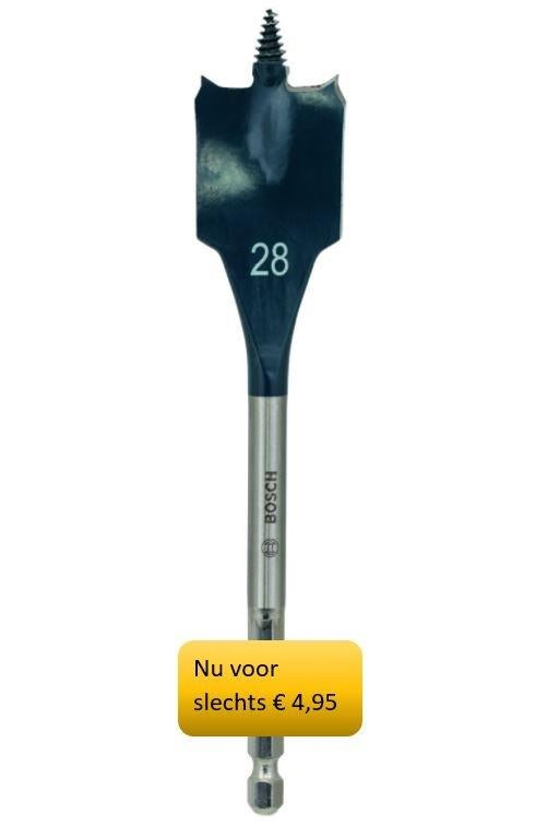 Bosch Speedboor - 28mm  *Nieuw*, Doe-het-zelf en Verbouw, Gereedschap | Boormachines, Ophalen of Verzenden, Nieuw, Overige typen