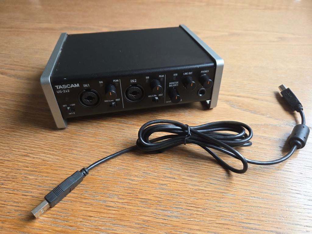 Tascam - US-2x2 USB Audio Interface, Ophalen of Verzenden