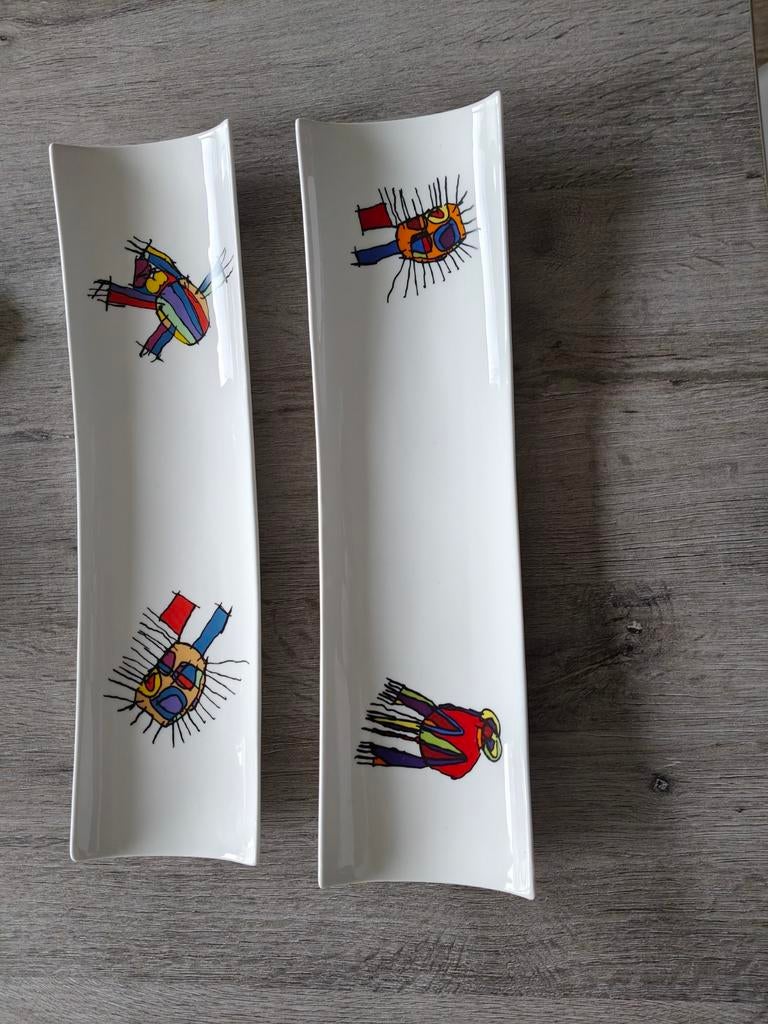 2 Yong brood of tapas schalen, Ophalen of Verzenden, Rond