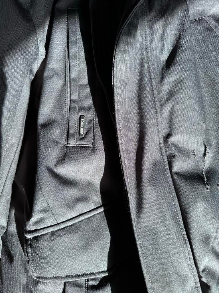 Airforce Herringbone Parka Grijs Maat M - Beschadigd, Ophalen of Verzenden, Gedragen, Maat 48/50 (M), Grijs