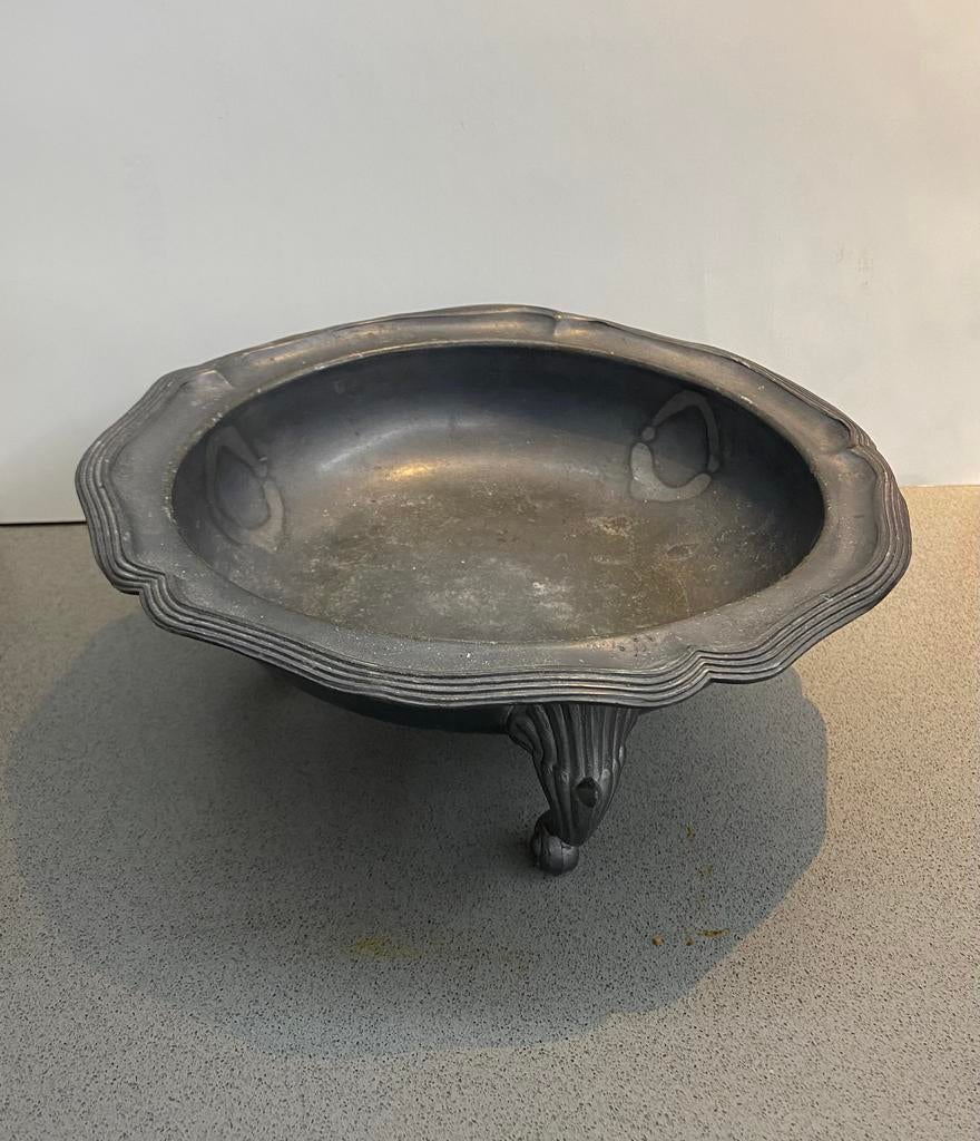 Schaal tin, Antiek en Kunst, Ophalen of Verzenden