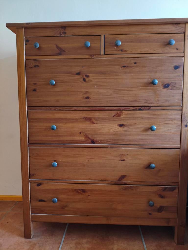 Twee malm ladekasten ikea, Huis en Inrichting, Kasten | Ladekasten, Ophalen, Gebruikt, 100 tot 150 cm, 100 tot 150 cm