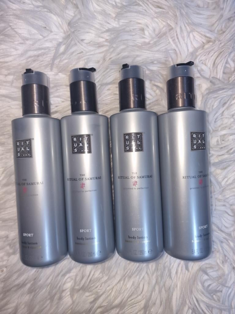 4x Rituals of Samurai Sport Bodylotion Body Lotion man heren, Ophalen of Verzenden, Nieuw