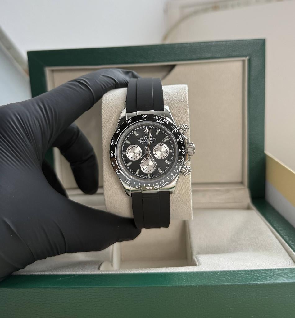 Rolex Daytona 40MM Oysterflex, Staal, Rolex, Polshorloge, Nieuw