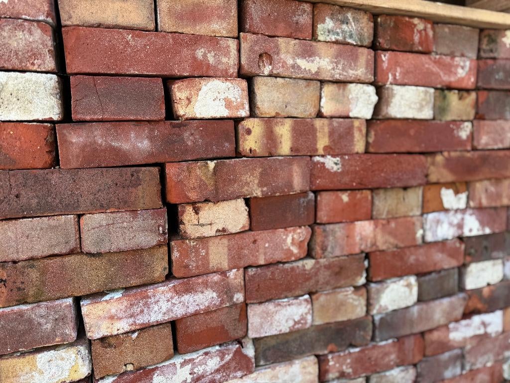 40m2 vormbak steen waalformaat bezand 21,5x5,5x10,2cm, Ophalen, Overige materialen, Gebruikt, Overige typen