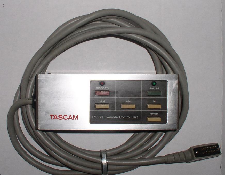 Tascam RC-71 Remote Control, Ophalen of Verzenden, Bandrecorder
