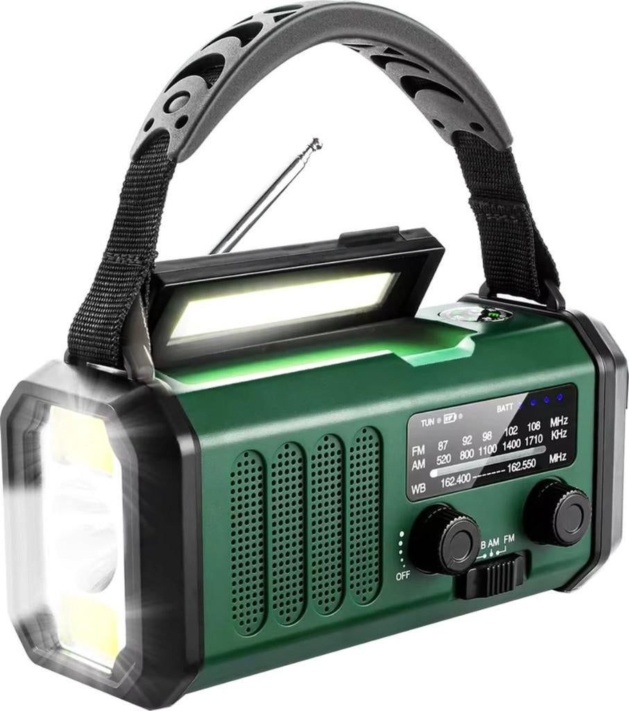 Noodradio - Solar Opwindbaar