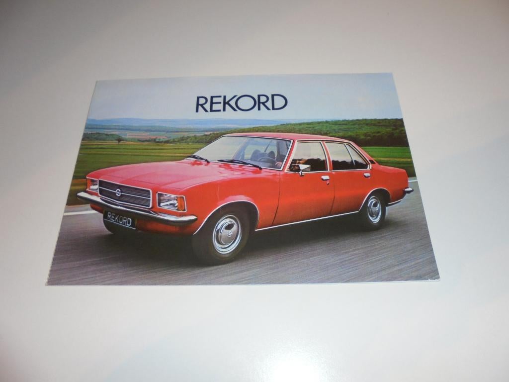 brochure Opel Rekord, Ophalen of Verzenden, Zo goed als nieuw, Opel
