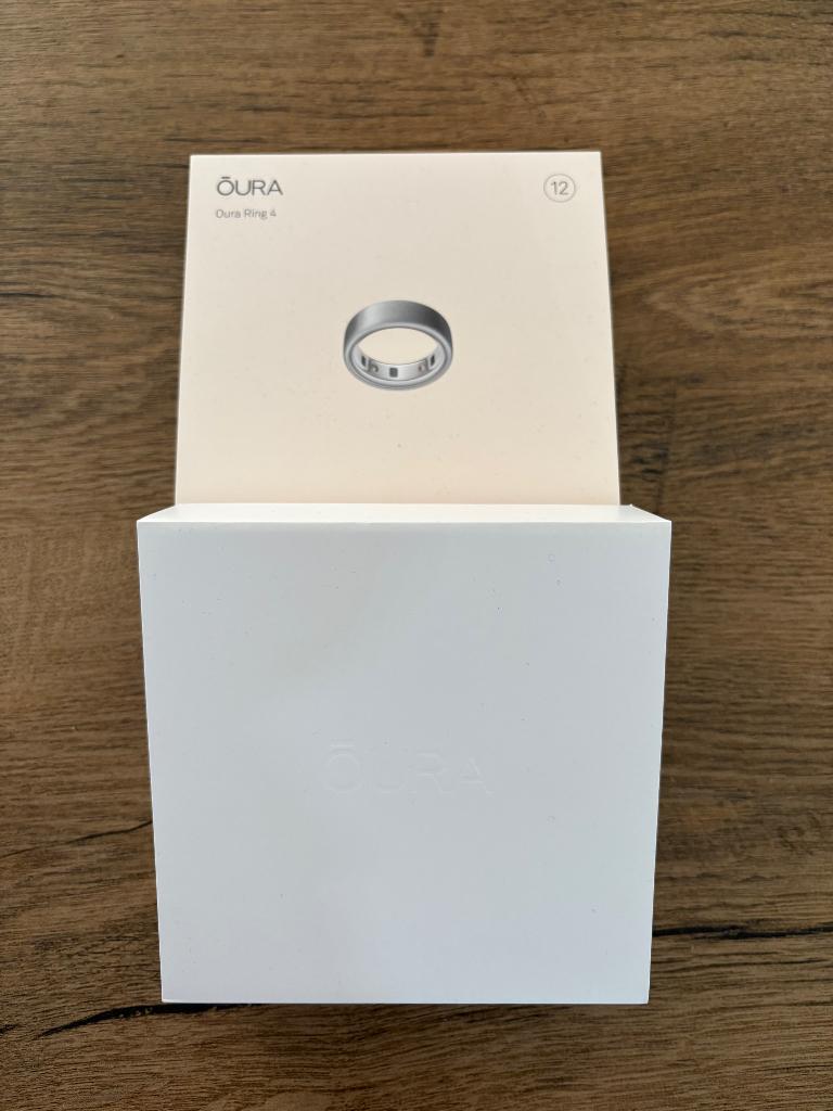Oura ring 4 brushed silver maat 12, Oura, IOS, Ophalen of Verzenden, Zo goed als nieuw
