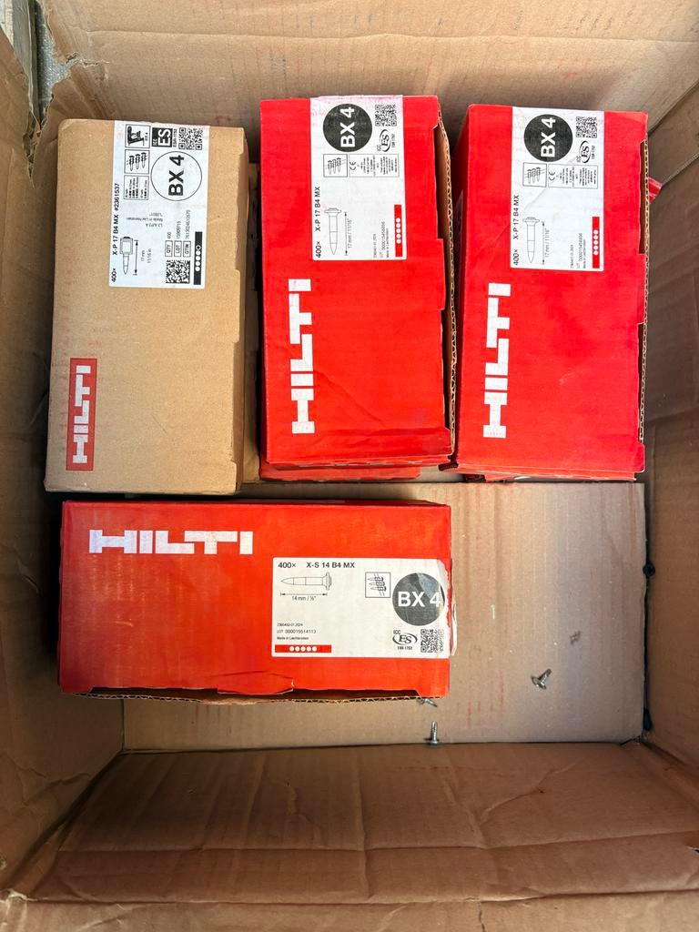 Hilti schietnagels voor BX4 accu schiethamer, Ophalen, Nieuw, Minder dan 50 mm, Spijkers