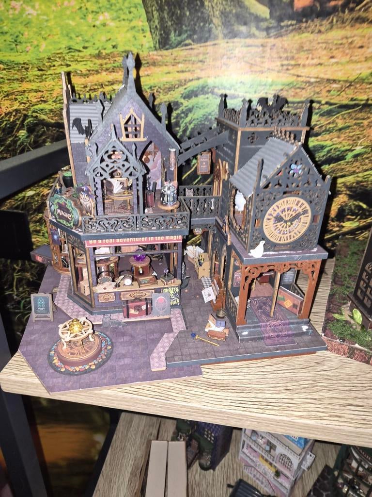Miniatuur huisjes, Ophalen, Materiaal