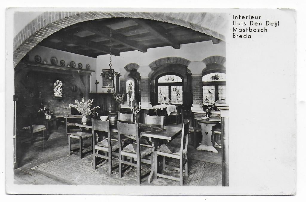 Breda Huis Den Deijl Ansichtkaart ( B6916 ), Ophalen of Verzenden, 1960 tot 1980, Ongelopen, Noord-Brabant