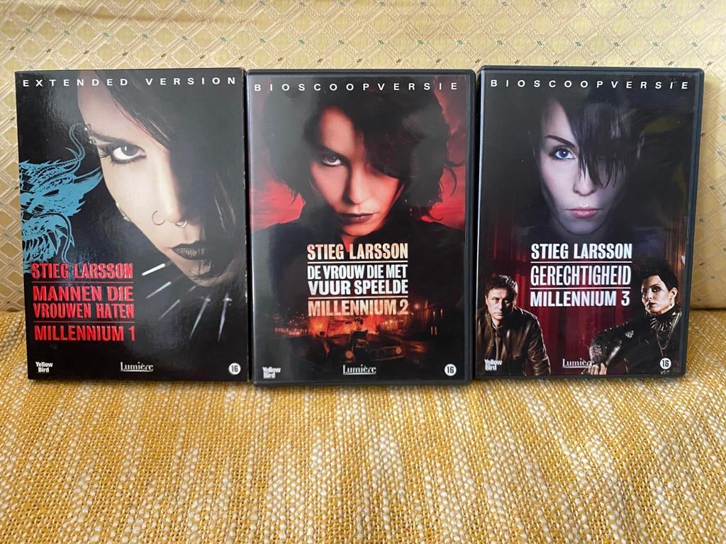 Millennium 1, 2, 3 (Stieg Larsson), Cd's en Dvd's, Ophalen of Verzenden, Zo goed als nieuw